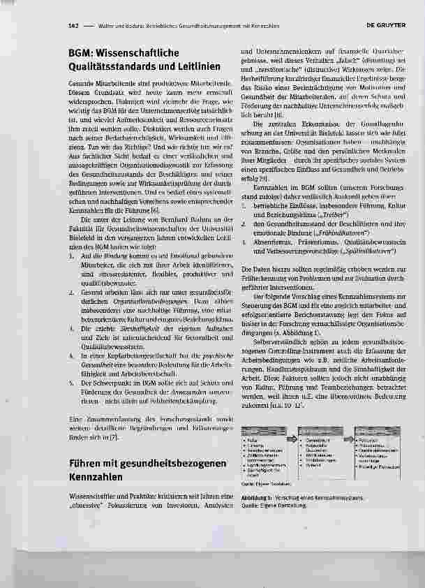 Vorschauseite 2: Betriebliches Gesundheitsmanagement mit Kennzahlen