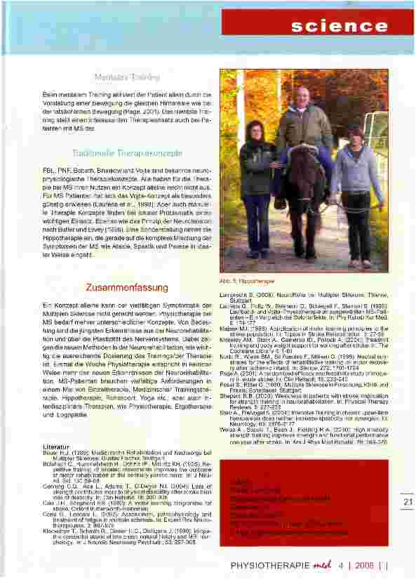 Vorschauseite 5: Evidenzbasierte Rehabilitation am Beispiel Multiple Sklerose