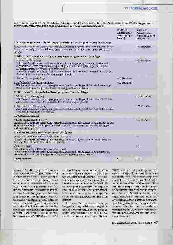 Vorschauseite 2: Pflegeberufsreformgesetz Ein Gesetz mit Kompromissen