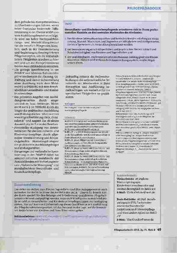 Vorschauseite 4: Pflegeberufsreformgesetz Ein Gesetz mit Kompromissen