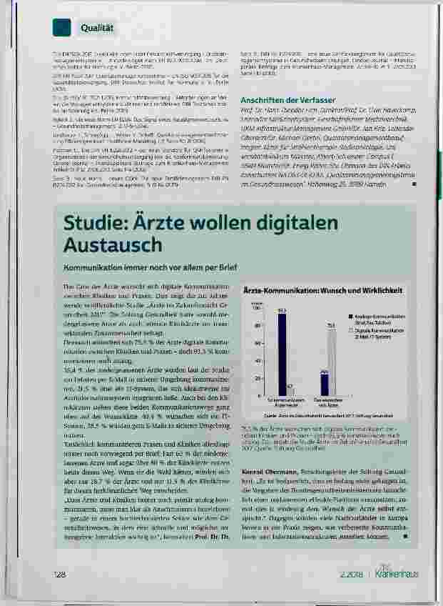 Vorschauseite 5: Zertifizierung einer universitären Strahlentherapie und ihr Nutzen
