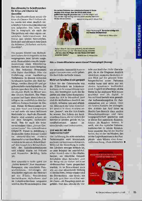 Vorschauseite 2: Tatort Krankenhaus