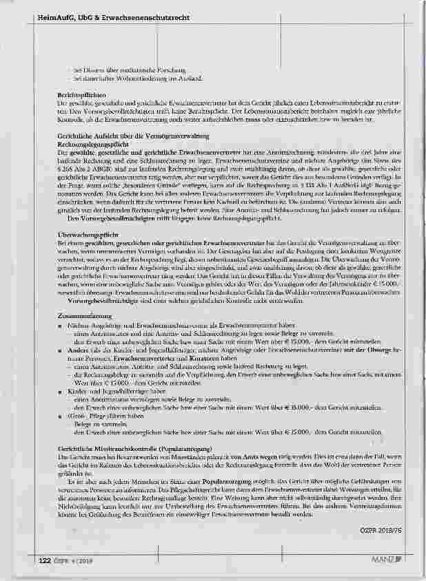 Vorschauseite 2: Fragen aus der Praxis Wie ist die betroffene Person nach dem neuen Erwachsenenschutz-Gesetz (ErwSchG) vor Missbrauch geschützt?