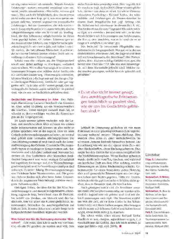 Vorschauseite 3: Autobiografisches Erinnern