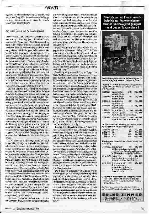 Vorschauseite 2: Neuer Pflegeberuf?