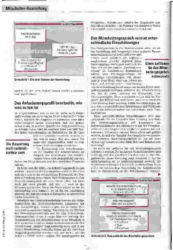 Vorschauseite 3: Drehund Angelpunkt der Qualität Personalbeurteilung: Vom formalisierten Beurteilungsbogen zum Mitarbeitergespräch