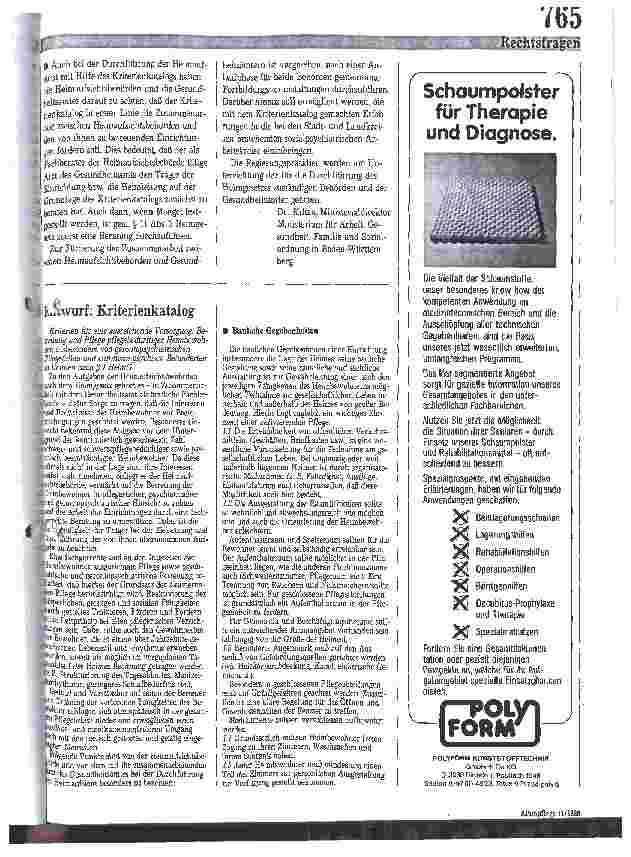 Vorschauseite 3: Heimgesetz: Kriterien für die Heimaufsicht Entwurf eines Kriterienkataloges