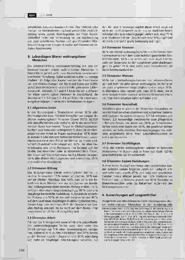 Vorschauseite 2: Lebenslagen älterer wohnungsloser Menschen: Konsequenzen für die Langzeithilfen