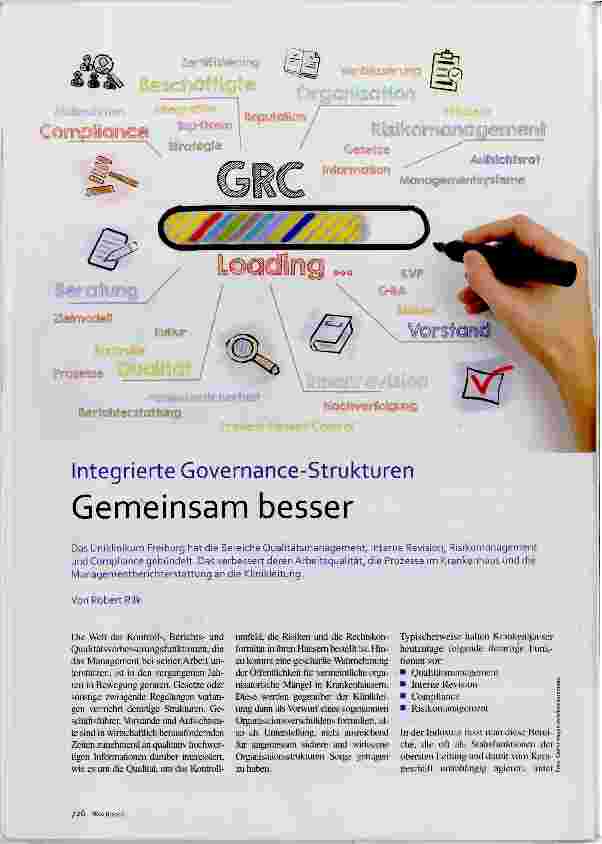 Vorschauseite 1: Integrierte Governance-Strukturen Gemeinsam besser