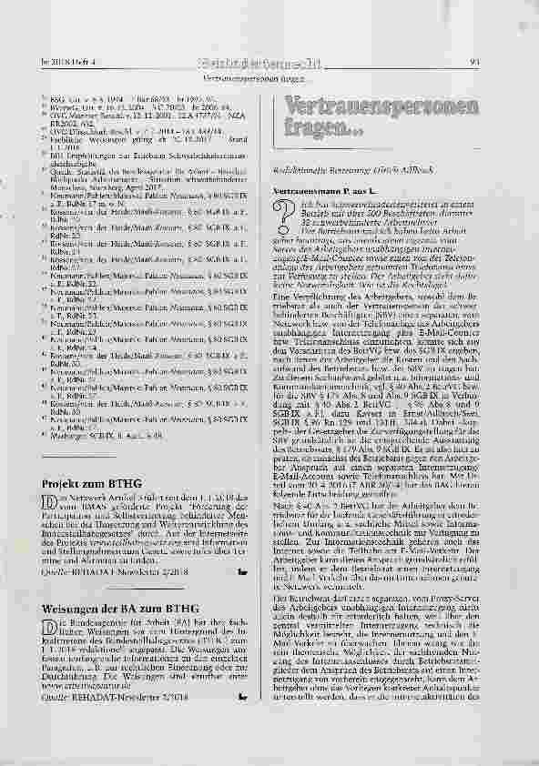 Vorschauseite 6: Pflichten des Arbeitgebers aus § 163 SGB IX (§ 80 SGB IX a. E) bei der Erhebung der Ausgleichsabgabe
