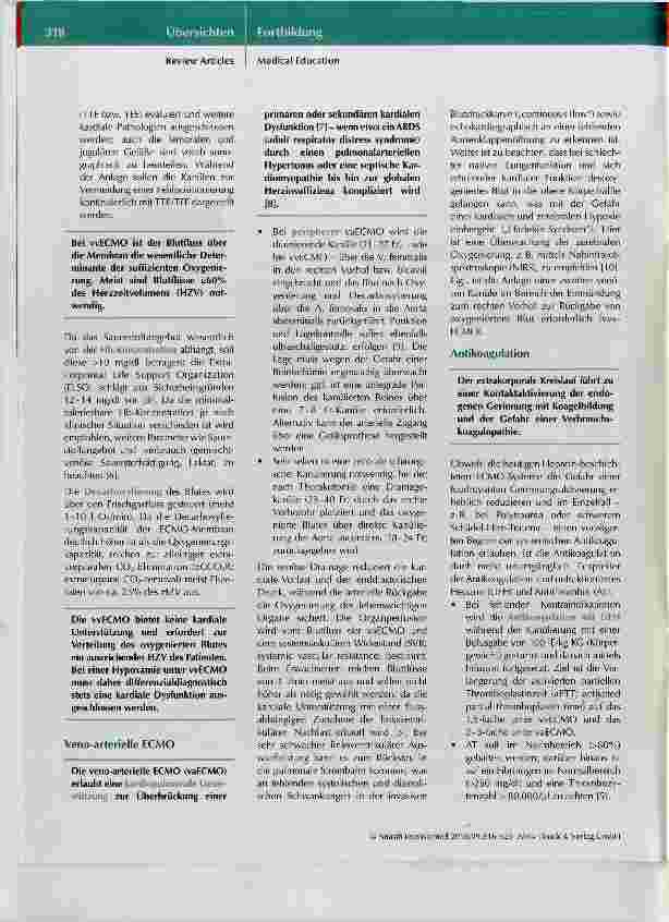 Vorschauseite 3: Extrakorporale Membranoxygenierung