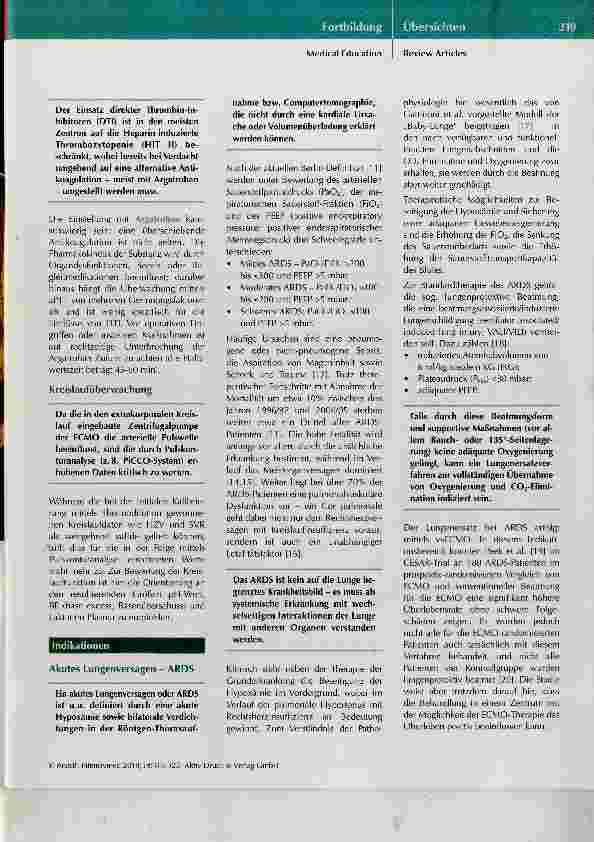 Vorschauseite 4: Extrakorporale Membranoxygenierung