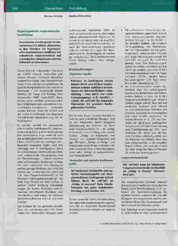 Vorschauseite 5: Extrakorporale Membranoxygenierung
