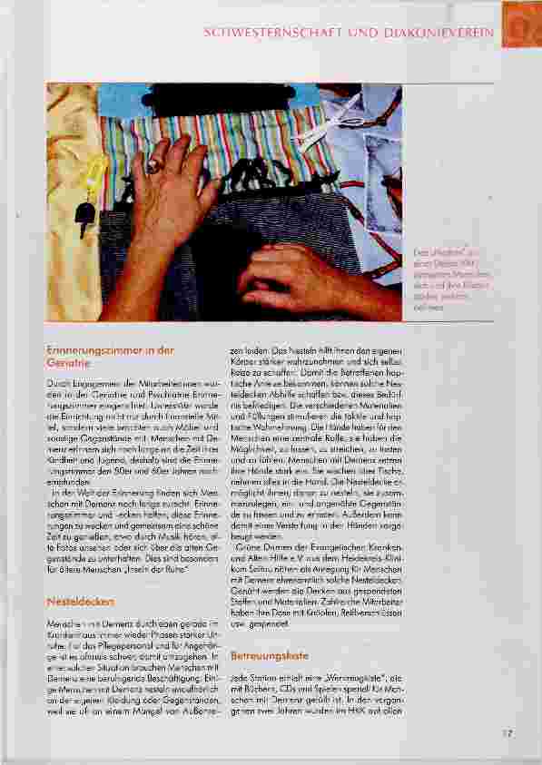Vorschauseite 2: Auf dem Weg zum demenzsensiblen Krankenhaus