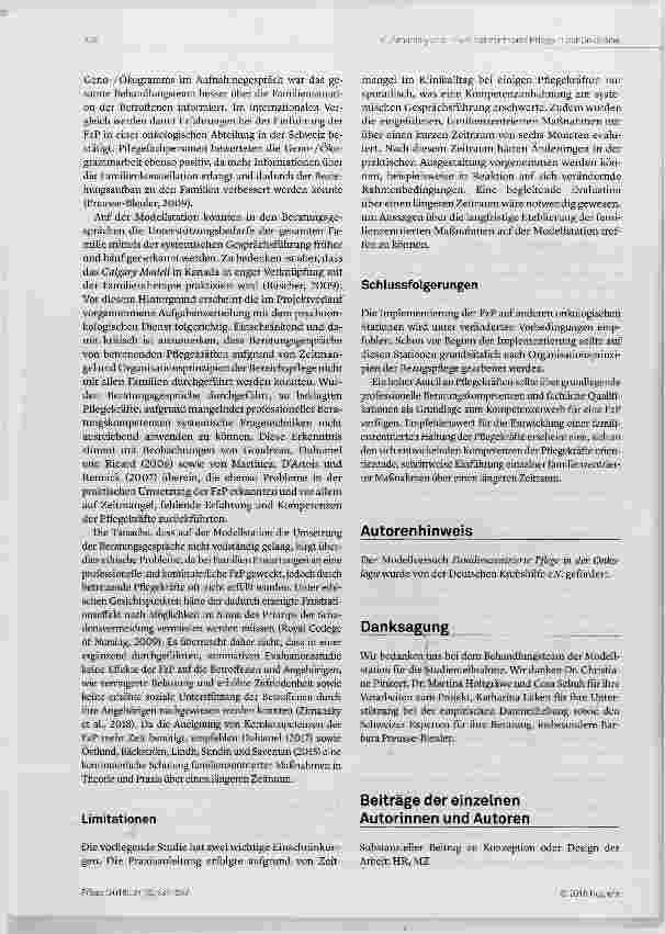 Vorschauseite 6: Implementation und Evaluation einer familienzentrierten Pflege in der Onkologie