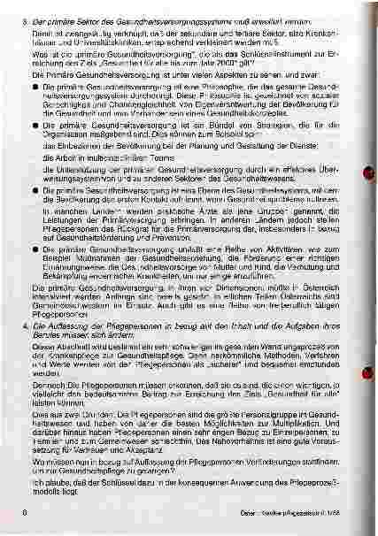 Vorschauseite 3: Die Krankenpflege auf dem Weg zur Gesundheitspflege