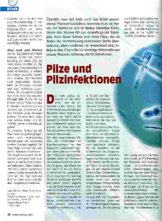 Vorschauseite 1: Pilze und Pilzinfektionen