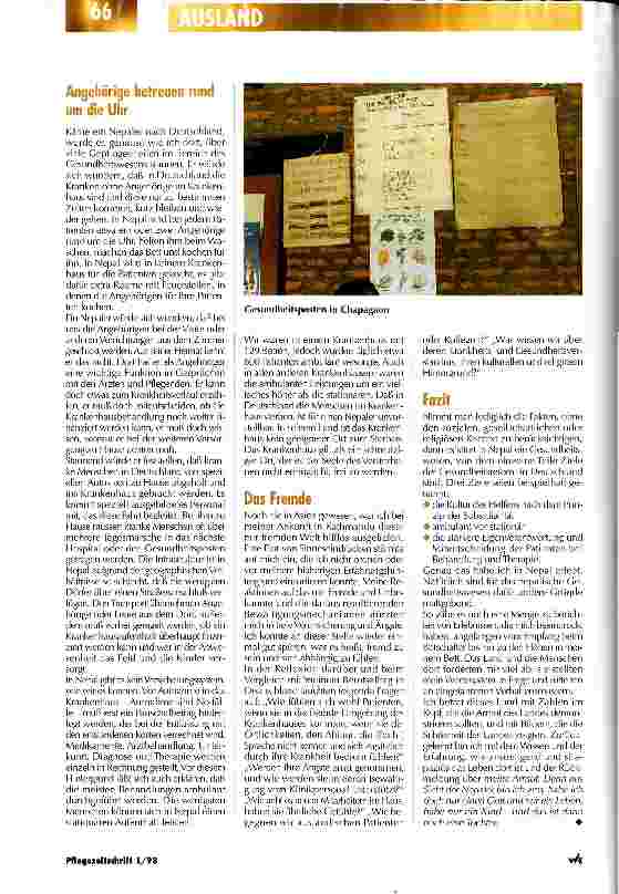 Vorschauseite 3: Ich bin arm, habe ich doch nur einen Gott und nur ein Leben Pflegeausbildung und Gesundheitssystem in Nepal/Teil 1