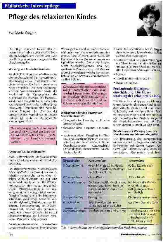 Vorschauseite 1: Pflege des relaxierten Kindes