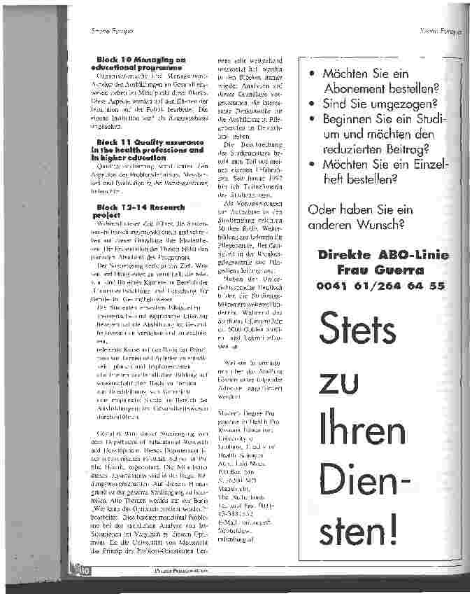 Vorschauseite 2: Studium im Ausland: Fernstudiengang Master of Health Professions Education an der Universität Limburg, Maastricht