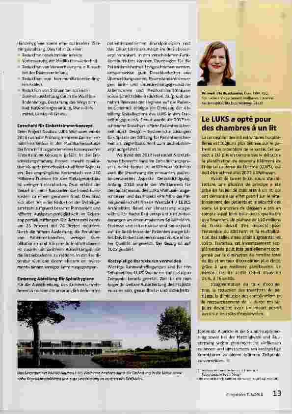 Vorschauseite 2: Design beeinflusst Genesung der Patienten