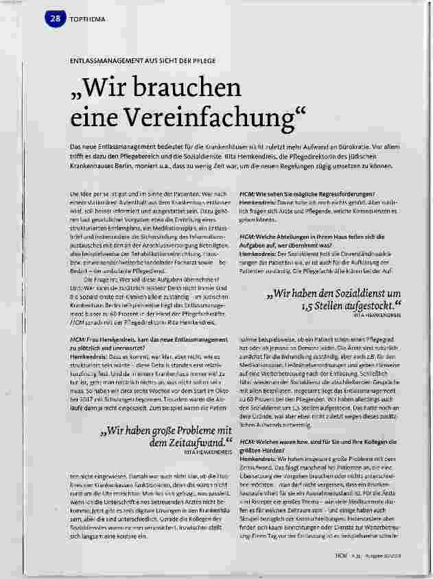 Vorschauseite 1: Wir brauchen eine Vereinfachung