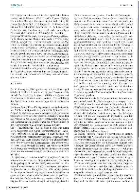 Vorschauseite 4: Neuropsyehologisches Untersuchungs verfahren zur Erfassung der Rechts-Links-Orientierung