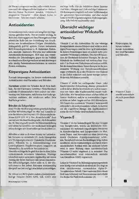 Vorschauseite 2: Oxidativer und nitrosativer Stress