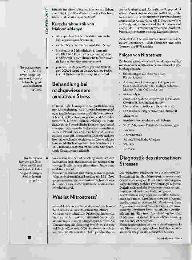 Vorschauseite 5: Oxidativer und nitrosativer Stress