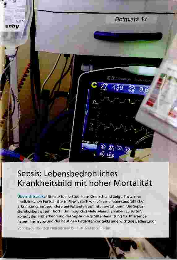 Vorschauseite 2: Sepsis: Lebensbedrohliches Krankheitsbild mit hoher Mortalität