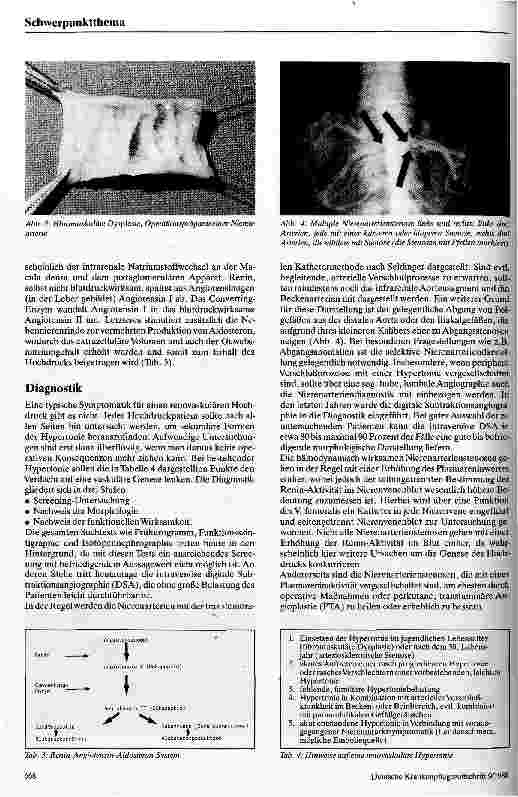 Vorschauseite 3: Renovaskuläre Hypertonie Ein durch Veränderungen der Nierenarterien verursachtes Krankheitsbild und seine Therapie