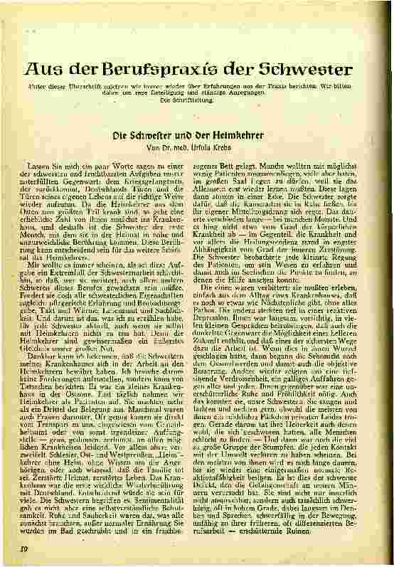 Vorschauseite 1: Die Schwester und der Heimkehrer