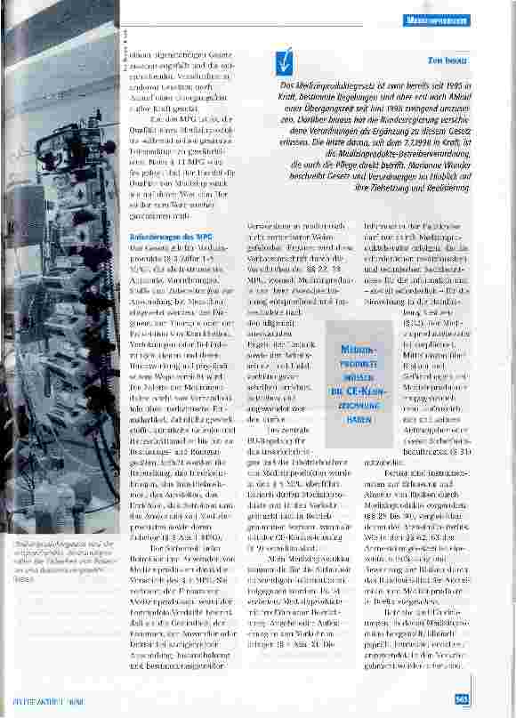 Vorschauseite 2: Medizinprodukte - Gesetzte, Verordnungen