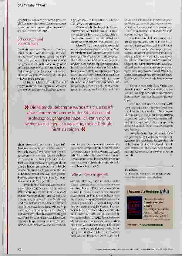 Vorschauseite 5: Ich kann die Frau nicht schützen
