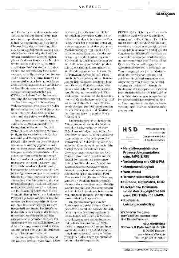 Vorschauseite 2: Einheitliche Maßstäbe an Hersteller und Aufbereiter anlegen