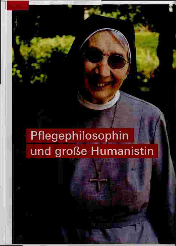 Vorschauseite 1: Pflegephilosophin und große Humanistin