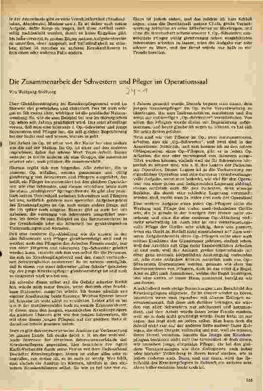 Vorschauseite 2: Der Anaesthesiepfleger im Op.-Team