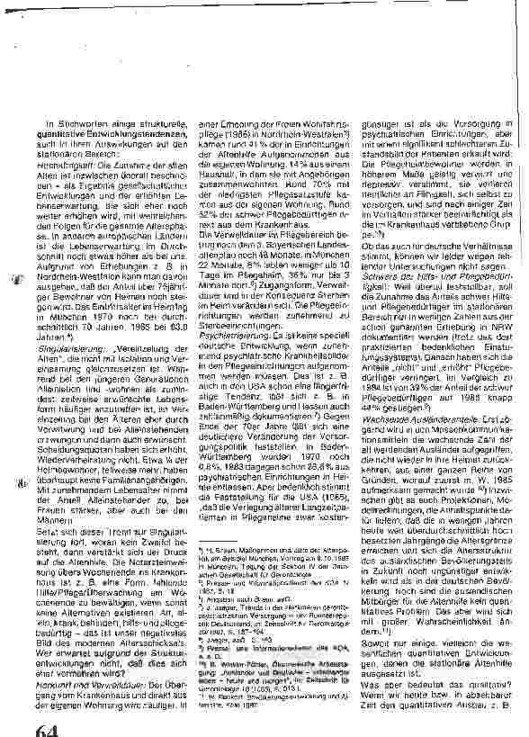 Vorschauseite 3: Qualitätskriterien der stationären Versorgung in der Altenhilfe