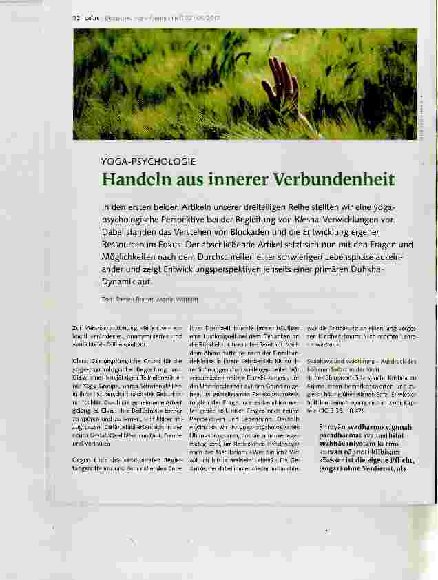 Vorschauseite 1: Handeln aus innerer Verbundenheit