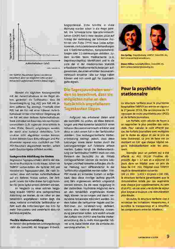 Vorschauseite 2: Die neue Tarifstruktur für die stationäre Psychiatrie