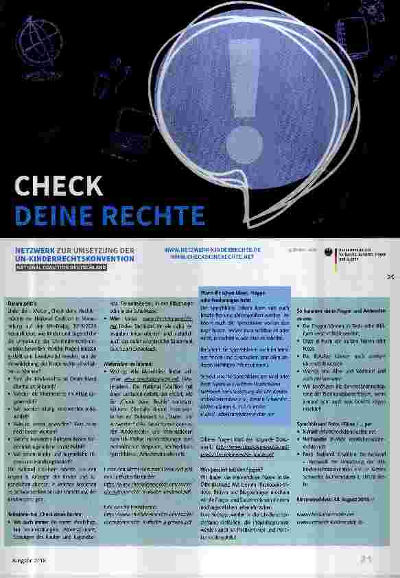 Vorschauseite 2: Check der Menschenrechte