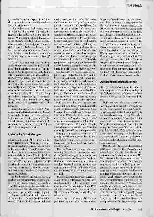 Vorschauseite 2: Wohnen von Menschen mit Behinderung