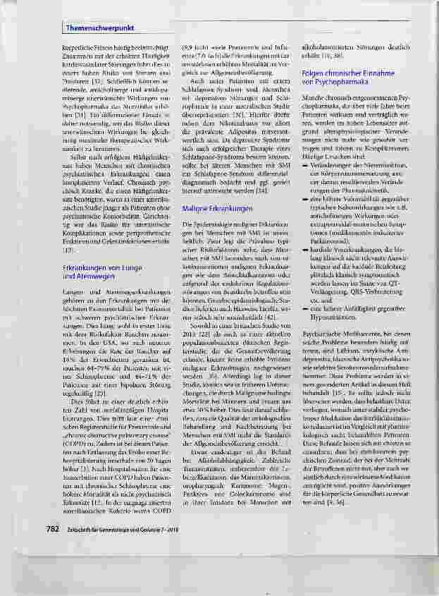 Vorschauseite 4: Somatische Risiken bei alt gewordenen Menschen mit schweren psychiatrischen Erkrankungen