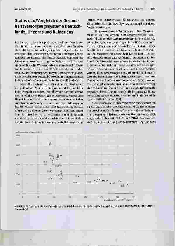 Vorschauseite 2: Soziale Lage und Gesundheit: Arteria Danubia („ArDa“) Ergebnisse eines Drei-Länderprojektes