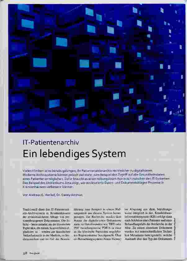 Vorschauseite 1: Ein lebendiges System