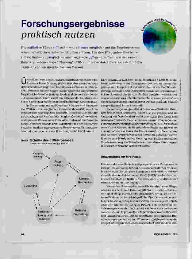 Vorschauseite 1: Forschungsergebnisse praktisch nutzen