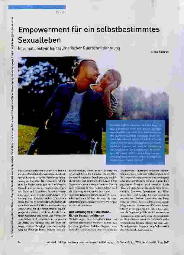 Vorschauseite 1: Empowerment für ein selbstbestimmtes Sexualleben