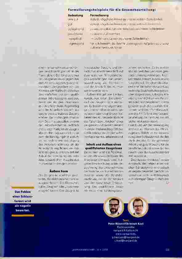 Vorschauseite 2: Zeugnisse lesen und schreiben