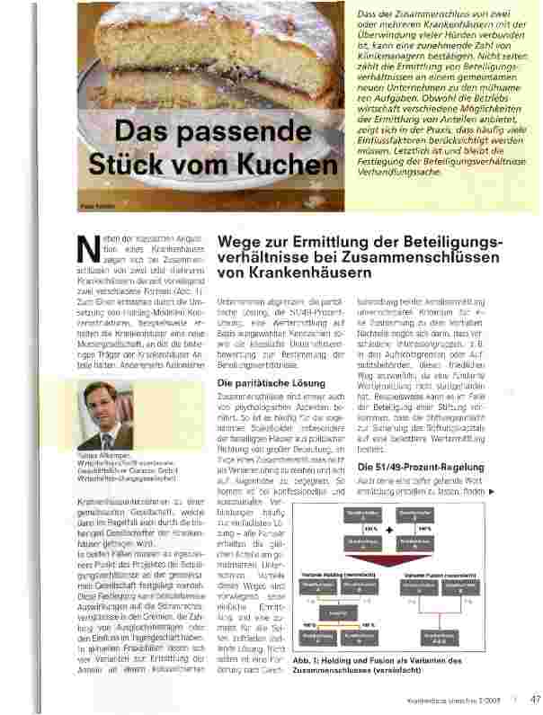 Vorschauseite 1: Das passende Stück vom Kuchen