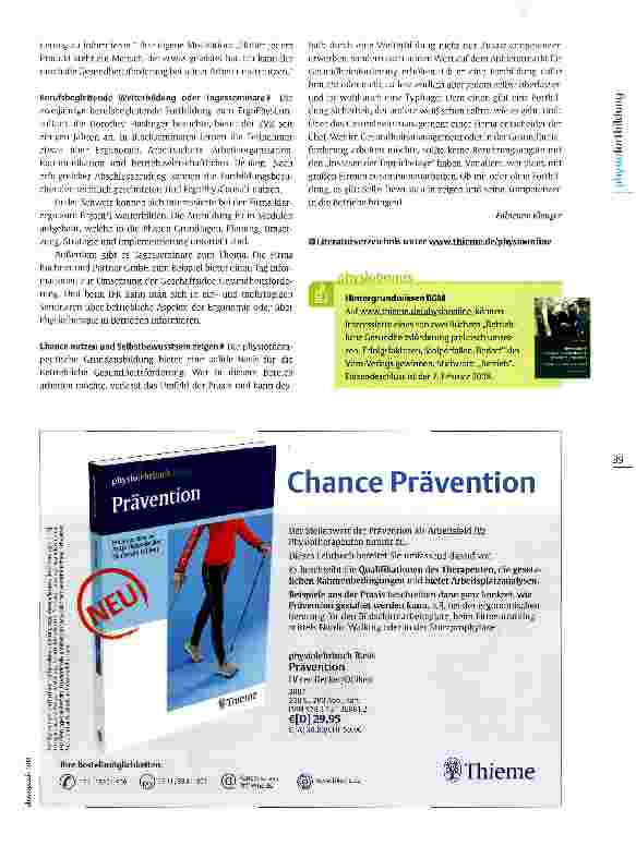 Vorschauseite 4: Fobi-Führer Betriebliches Gesundheitsmanagement Fachwissen in Firmen bringen